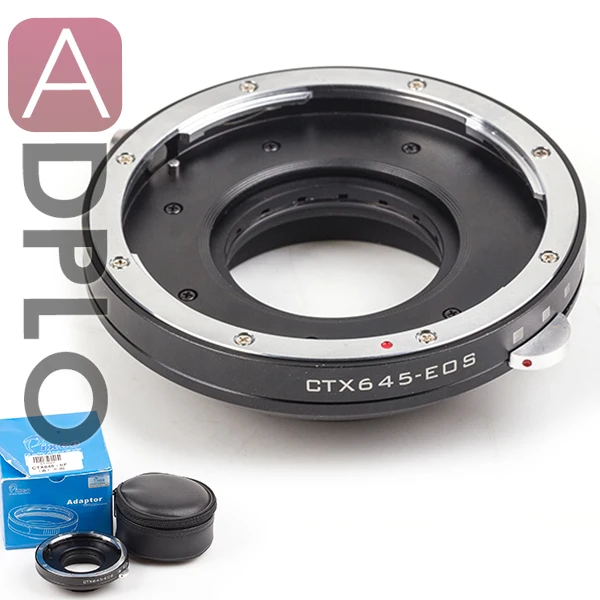 Адаптер для зеркальной камеры Canon (D) с регулируемой диафрагмой объектива Contax