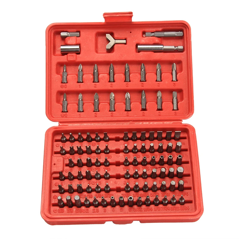 100 хромированные колпачки для безопасности наконечников отвертки Torx