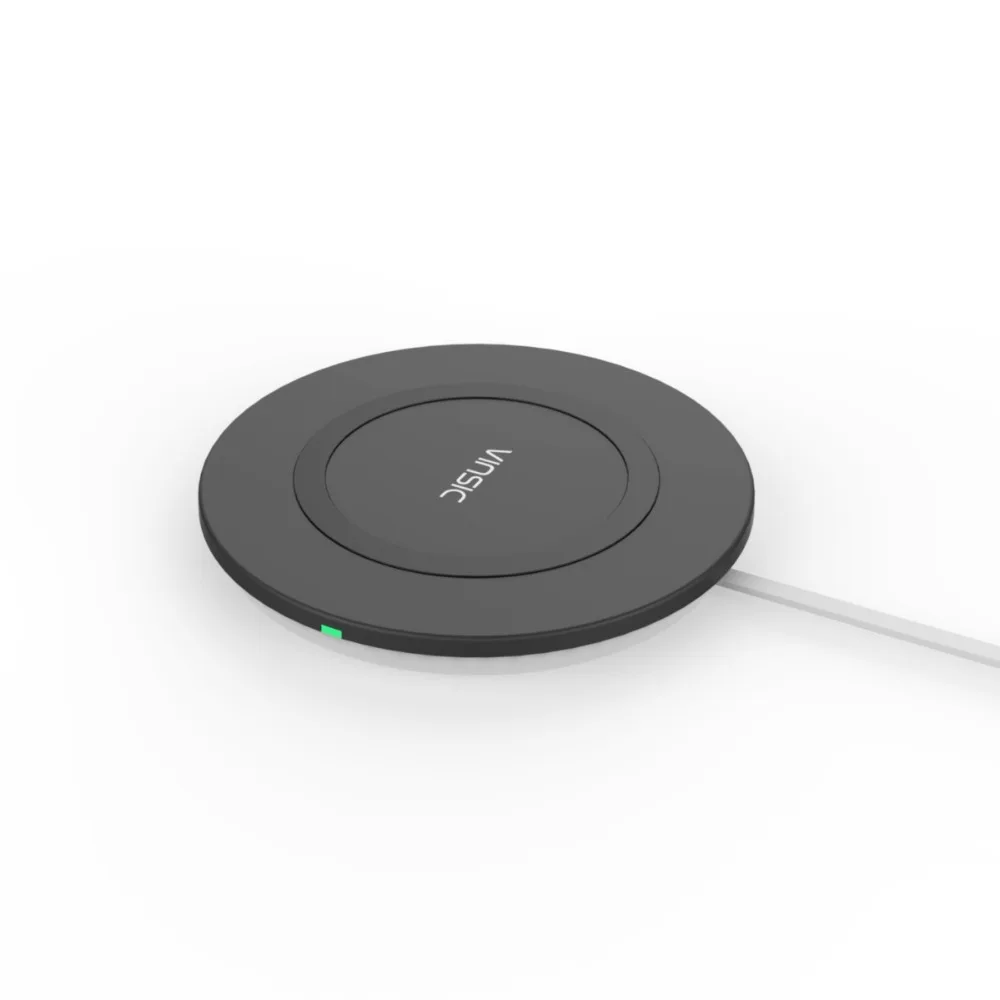 Vinsic 3 катушки Беспроводное зарядное устройство Qi Беспроводная зарядка Pad для iPhone X