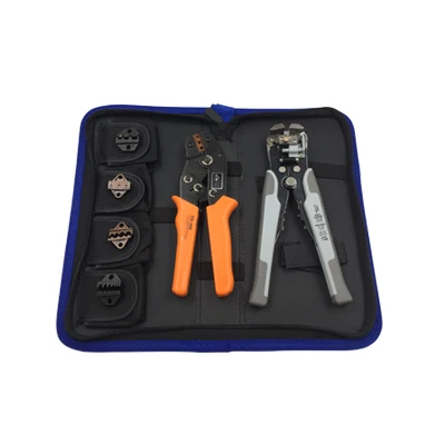 Grey tool kit Обжимные клещи SN-48B/02C/28B/06/06WF челюсти Для неизолированные клеммы и изолированных кабельных наконечников и Tab сосуды ручной инструмент - Цвет: Grey tool kit