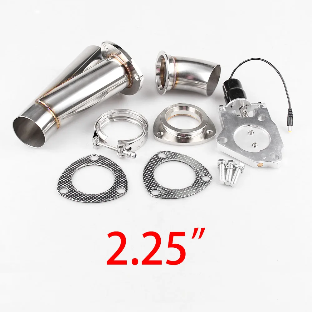 2.25 Inch 2 2,25 2,5 3 inche Электрический нержавеющий выхлоп вырезанный клапан/переключатель дистанционного управления TP022A+ TP024A - Цвет: 2.25 Inch