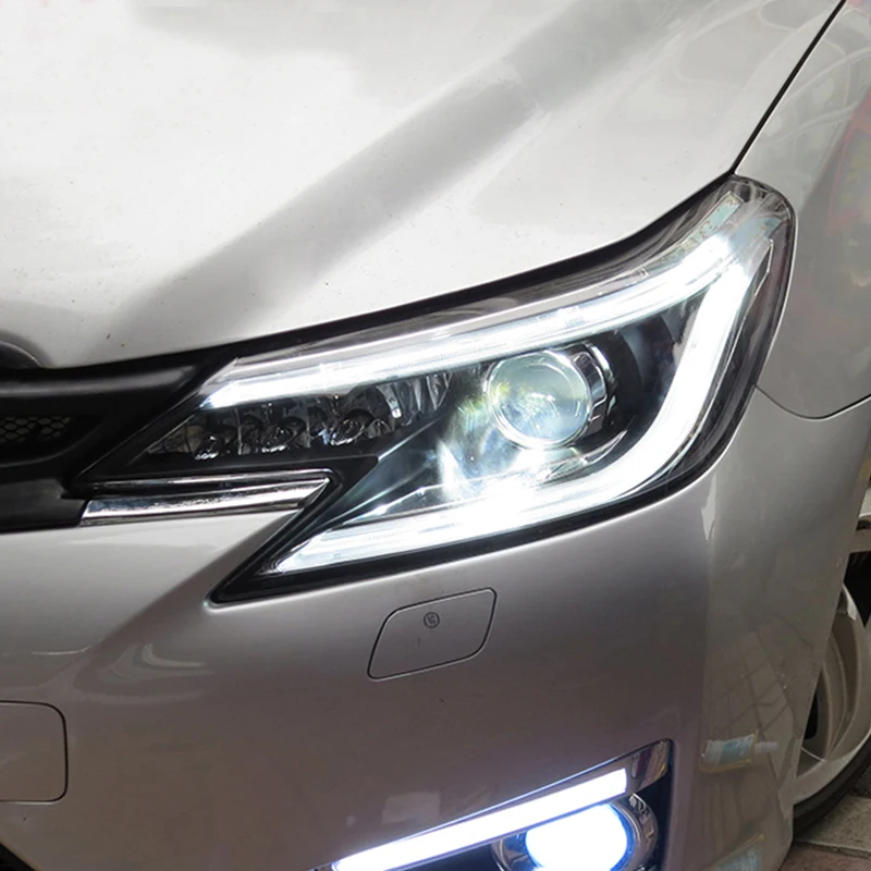 Автостайлинг для Toyota Reiz фары 2014 2016 новинка Mark X светодиодный ная фара