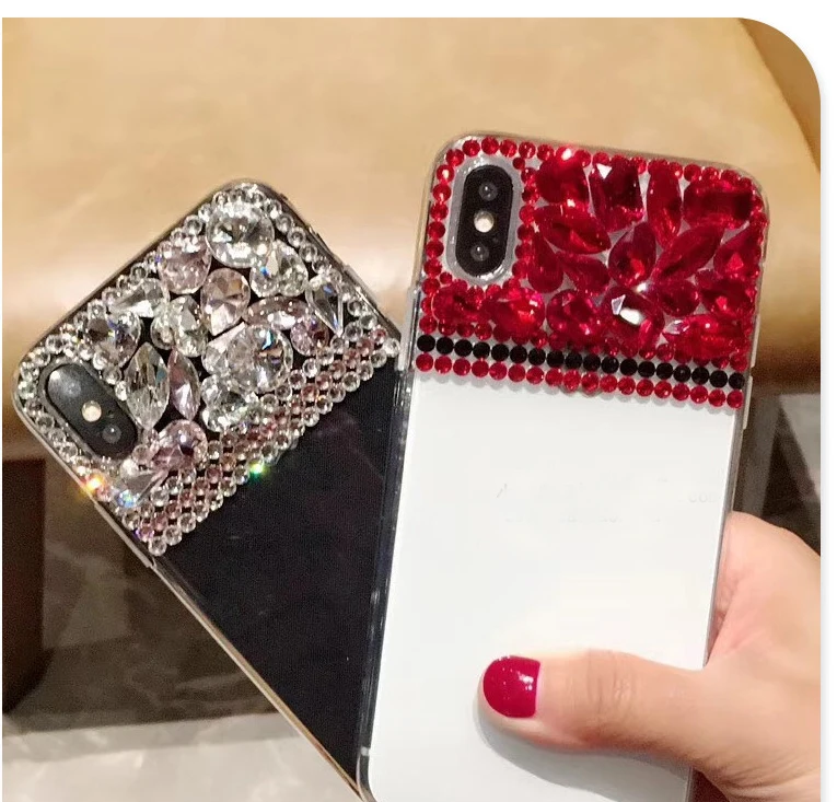 Горный хрусталь алмаз чехол для телефона Nokia X6 X5 2 1 3 7 5 6 плюс телефон задняя крышка