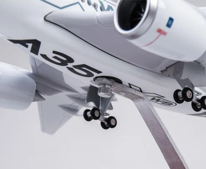 47 см 1/142 масштаб самолет Airbus A350 прототип XWB авиакомпания Модель W светильник и колеса литья под давлением пластиковая Смола самолет для сбора