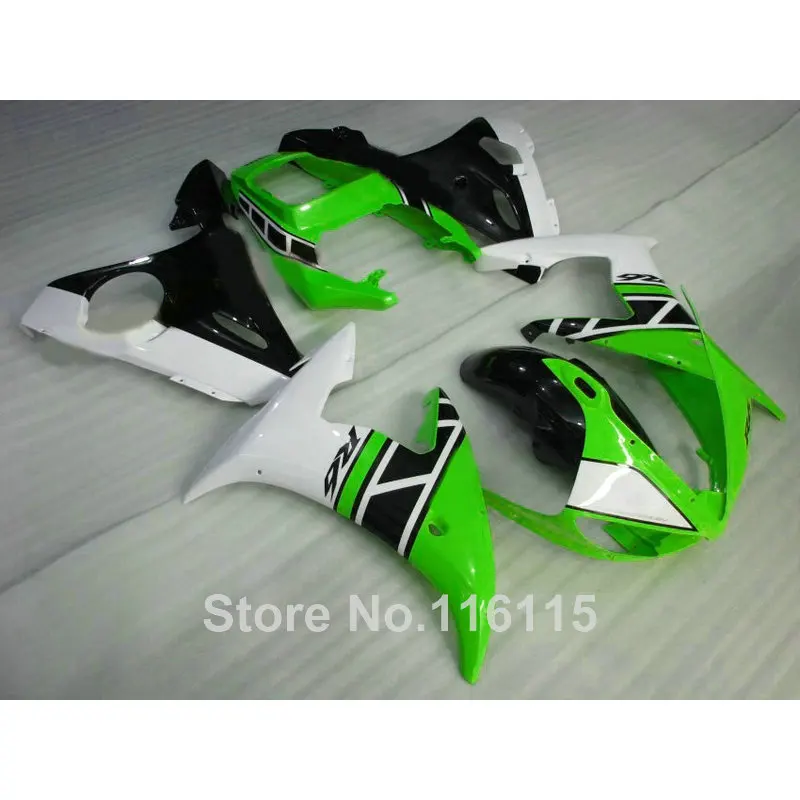 Motomarts горячие продажи ABS обтекателя комплект для Yamaha R6 03 04 05 цвета: зеленый, черный белый YZF R6 2003 2004 2005 обтекатели комплект 2361