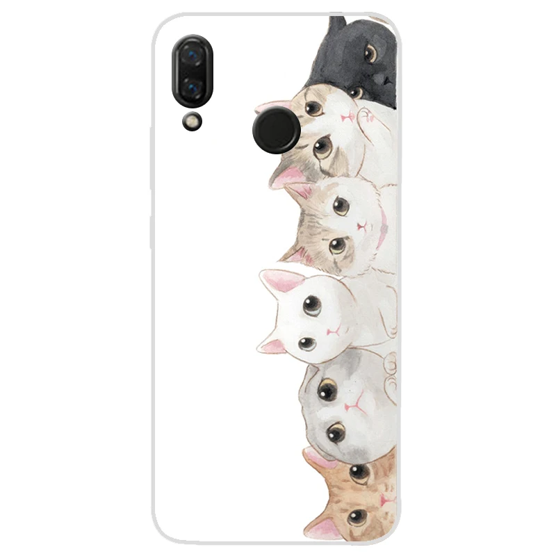 3D милый дизайн чехол для huawei nova 3 20 узоров чехлы телефонов силикон - купить по