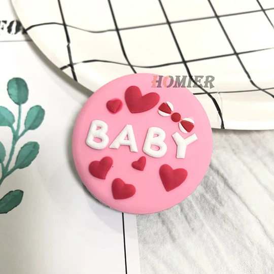 Baby Универсальный кронштейн-подставка для телефона, расширяющаяся подставка, растягивающийся держатель для телефона, милая мультяшная подставка для iphone 7 8 X XS MAX - Цвет: Baby