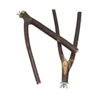 1 шт. 15 см Pet Parrot сырье дерево вилка дерево ветка стойка игрушка хомяк ветка перчи для клетки птицы