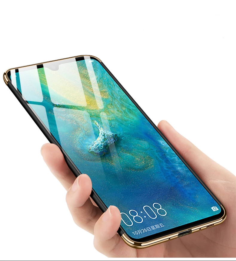 Чехол для Huawei Nova 4 роскошный Ультратонкий Жесткий чехол с покрытием P Smart 2019 на