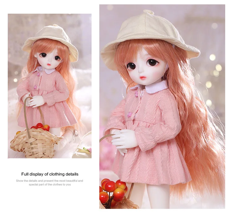 BJD SD Кукла Одежда 1/6 розовый стиль для Linachouchou тела YF6-452 куклы аксессуары luodoll