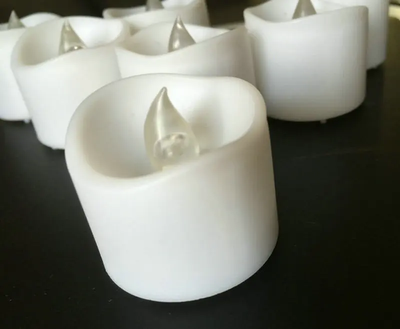 12 шт. волнистые чайные лампы без огня | Дом и сад