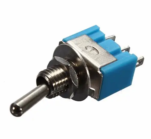 Новинка 10 шт. синие мини переключатели SPDT 3Pin 6A 125VAC с 2 позициями вкл./выкл. 3 3*1 3*0 8 см