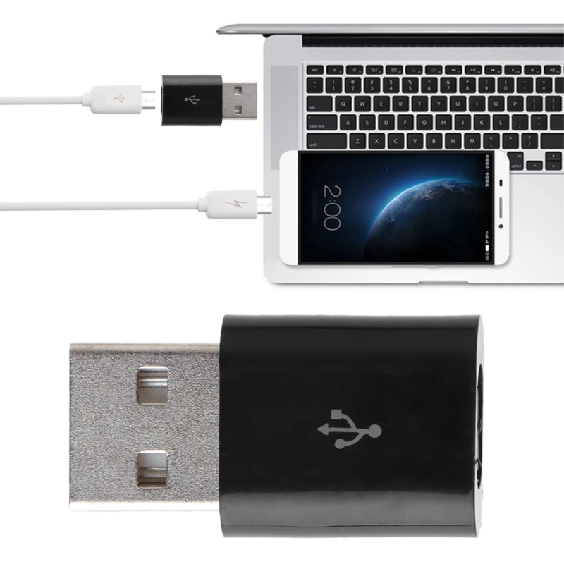 2020 Новый USB 2 0 папа к Micro Женский адаптер конвертер для вентилятор