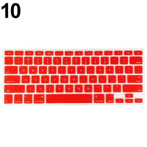 Клавиатура мягкий чехол для Apple MacBook Air Pro Retina 13/15/17 дюймов Cover Protector чехол для клавиатуры наклейки для ноутбука