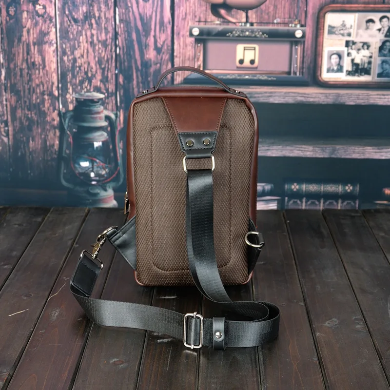 МVА Кожа PU Мужчины Сумки Случайные Люди Вестник Мешки Марки Дизайн Плеча Crossbody