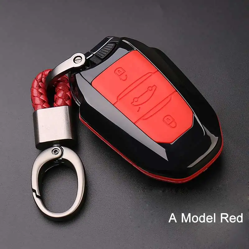 Чехол для автомобильных ключей из ПВХ Peugeot 3008 208 308 RCZ 508 408 2008 407 307 4008 Citroen C5 C6 C4L