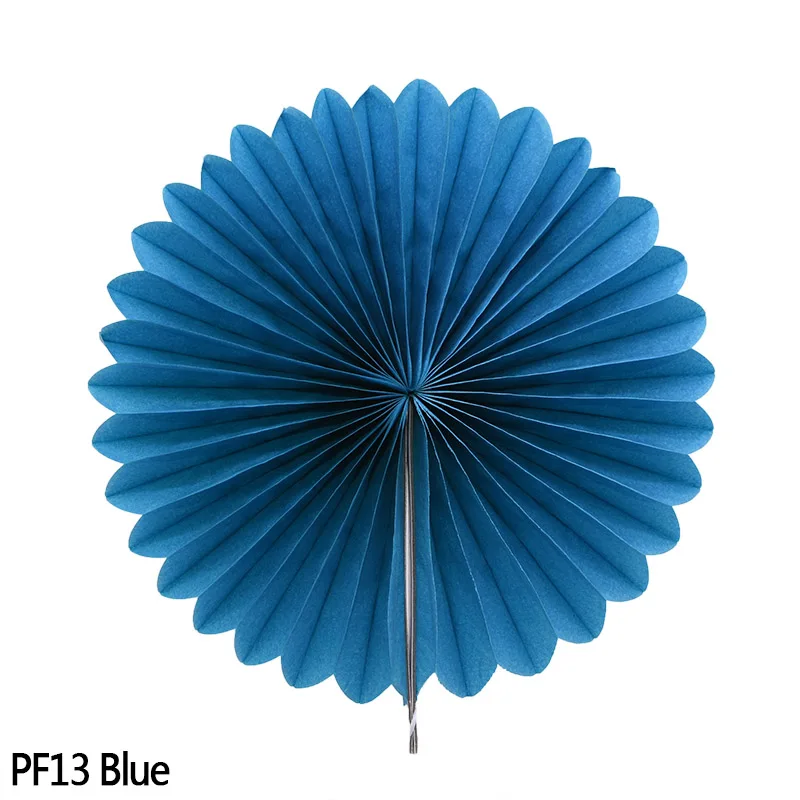 PF13 5 шт. 10-30 см папиросная бумага вырезные бумажные веера Pinwheels Висячие поделки для детского душа Свадебная вечеринка День рождения фестиваль Декор - Цвет: PF13