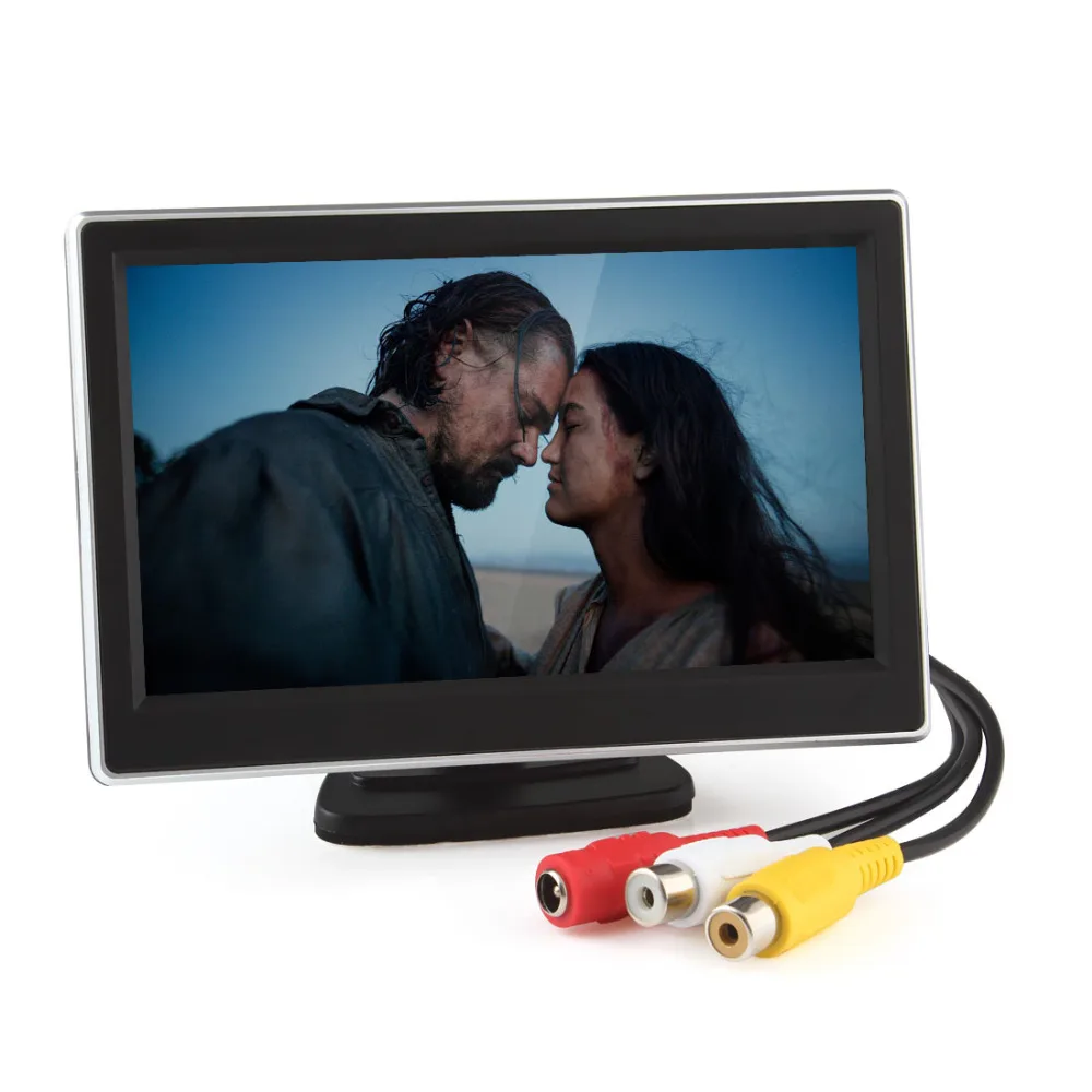 5 дюймов 480x272 пикселей TFT LCD Цифровая панель цветной автомобильный монитор заднего