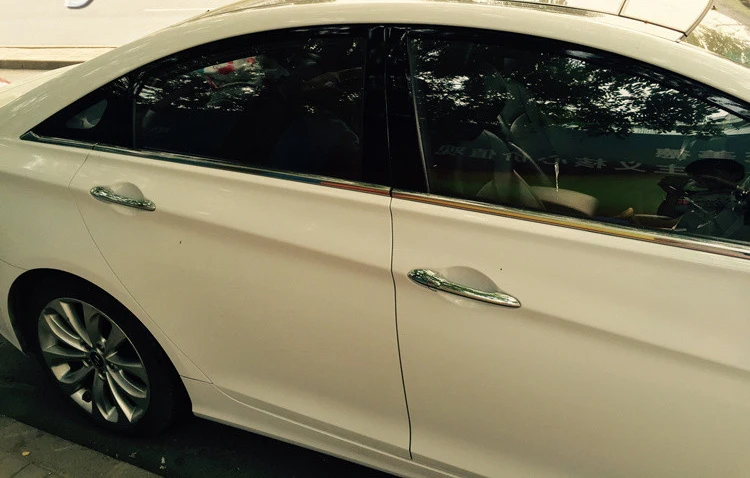 Авто стиль для Hyundai Sonata/i45 2011 2012 2013 2014 Высокое качество Chrome автомобилей дверные