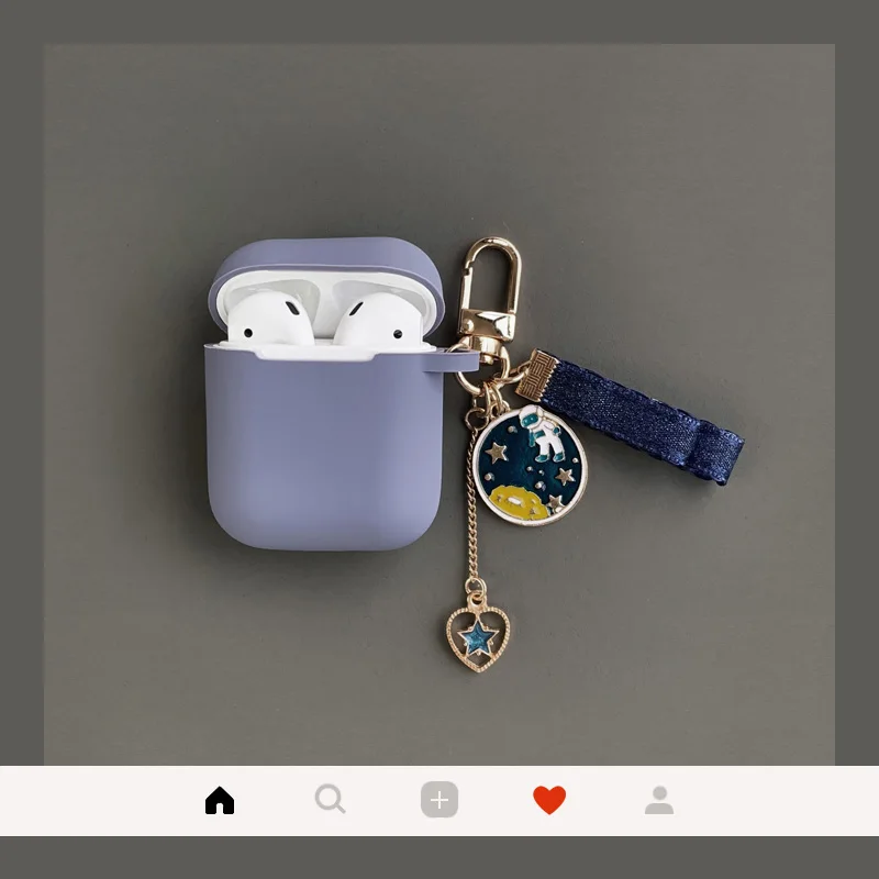 Милый силиконовый мягкий чехол с мультяшным рисунком для AirPods беспроводной