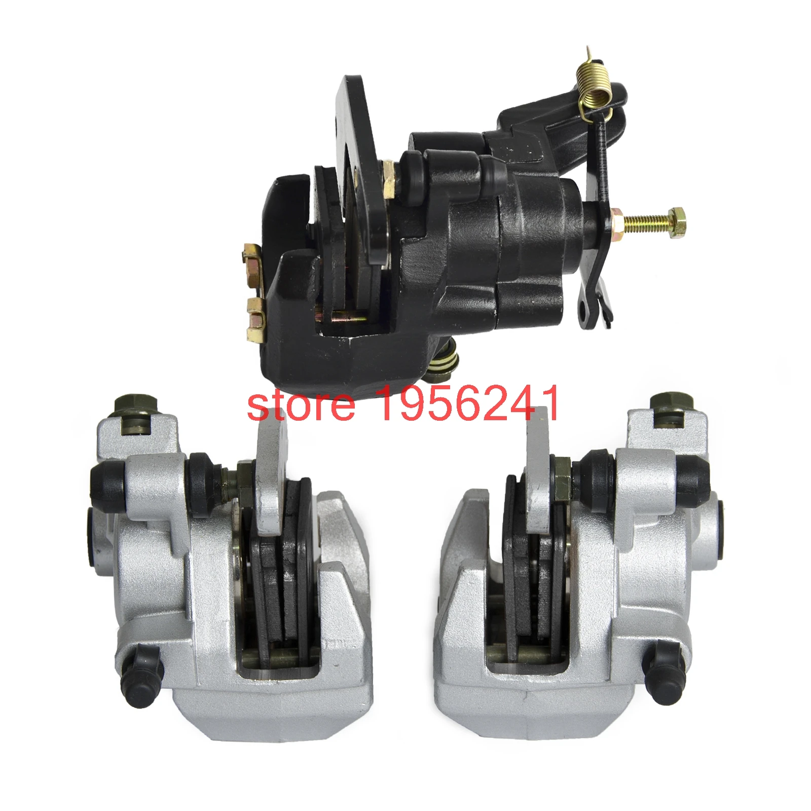 Передние и задние тормозные суппорты Кронштейны колодки для Yamaha Warrior 350 YFM350X Raptor 660