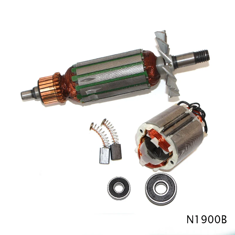Drive Shaft Electric planer Armature Rotor,anchor stator bearing carbon brush parts for Makita N1900B 1900B , High-quality!