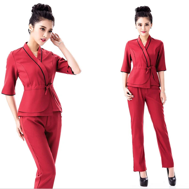 Фиолетовый одежда для SPA косметичка рабочая tooling техник сауна ванны ванночка ног