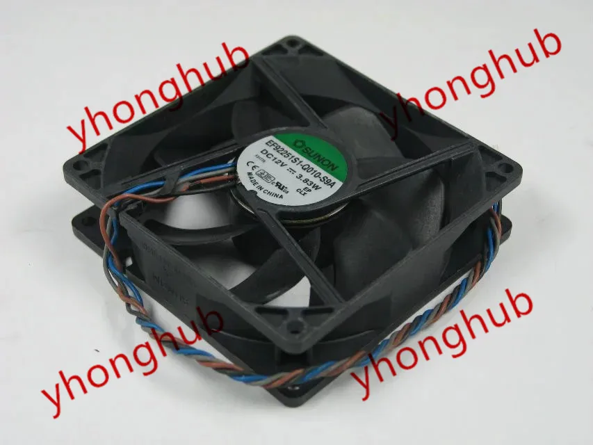 SUNON EF92251S1 Q010 S9A DC 12V 3 83 W 92x92x25mm вентилятор охлаждения сервера|square fan|server fan92x92x25mm fan |