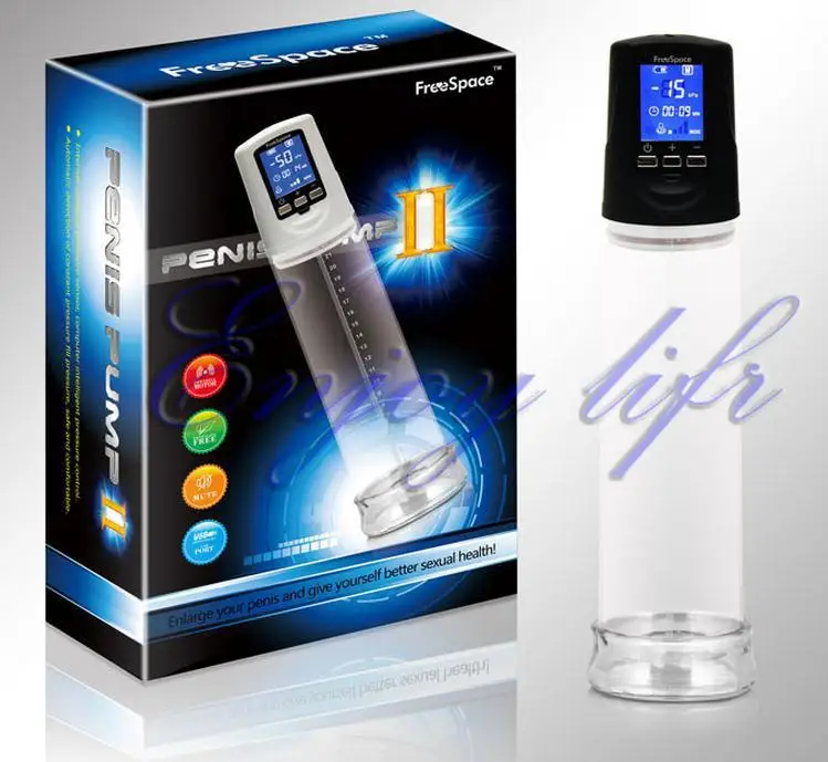 Жидкокристаллический Дисплей USB Аккумуляторная Увеличение Пениса Насос Мужчина