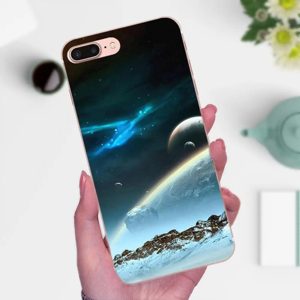 Красивое звездное небо для Xiaomi Mi3 Mi4 Mi4C Mi4i Mi5 Mi 5S 5X 6 6X 8 SE A1 Max Mix 2 Note 3 4 мягкие узоры из