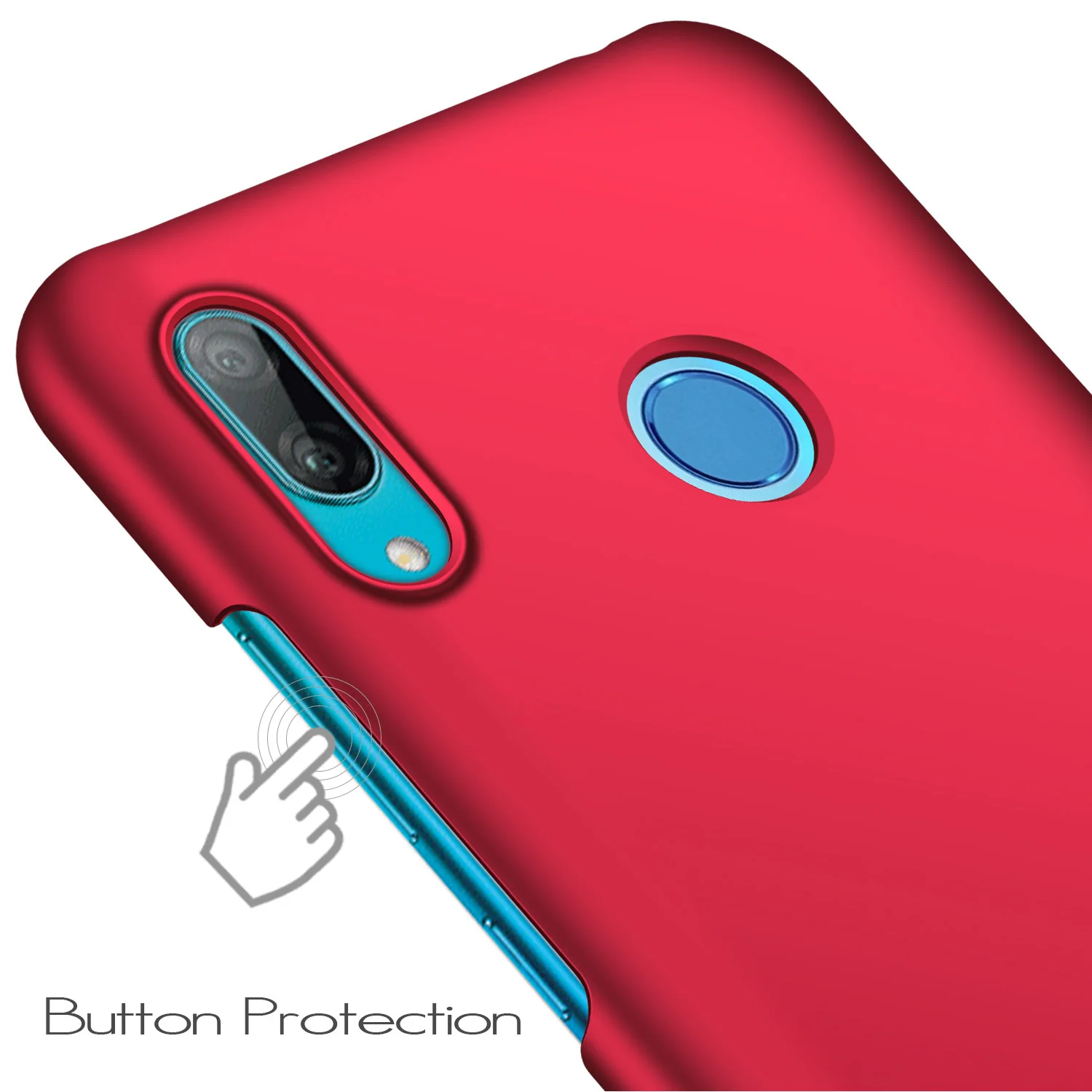 WEFOR Phone Cases for Huawei Y6 2019 Case Luxury Shockproof Cover Ultra Slim Hard Back Covers |