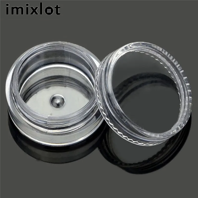 Imixlot пластиковая круглая прямоугольная прозрачная коробка для пирсинга и пирсинга в носу, серьги-гвоздики, чехол-подставка для хранения