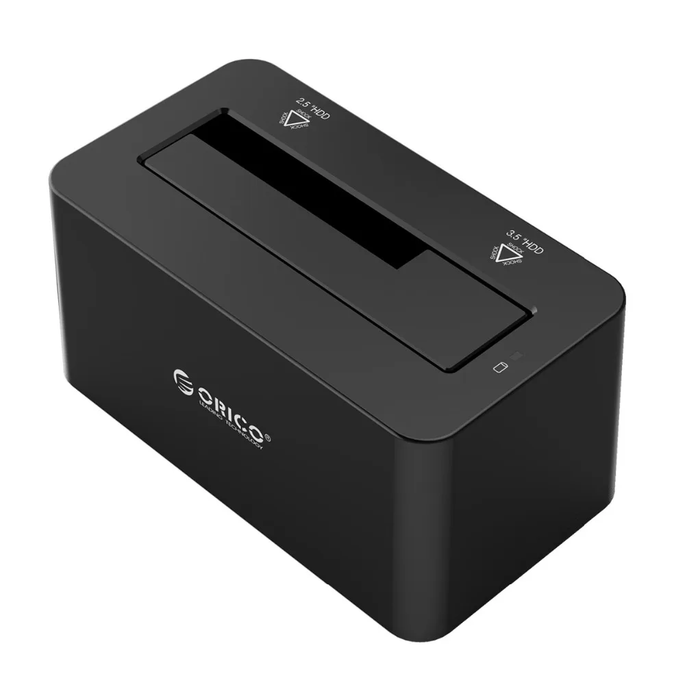 Чехол ORICO USB3.1 для жесткого диска SATA на USB C, корпус для жесткого диска 10 Гбит/с, быстрый для 2,5 ''/3,5" SSD HDD с адаптером питания 12 В, кабель C на C
