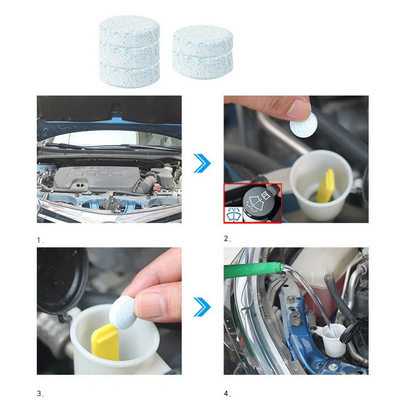 1-20PCs Multifunctional Effervescent Spray Cleaner Set WITHOUT BOTTLE Car Home Cleaning Dropshipping | Дом и сад