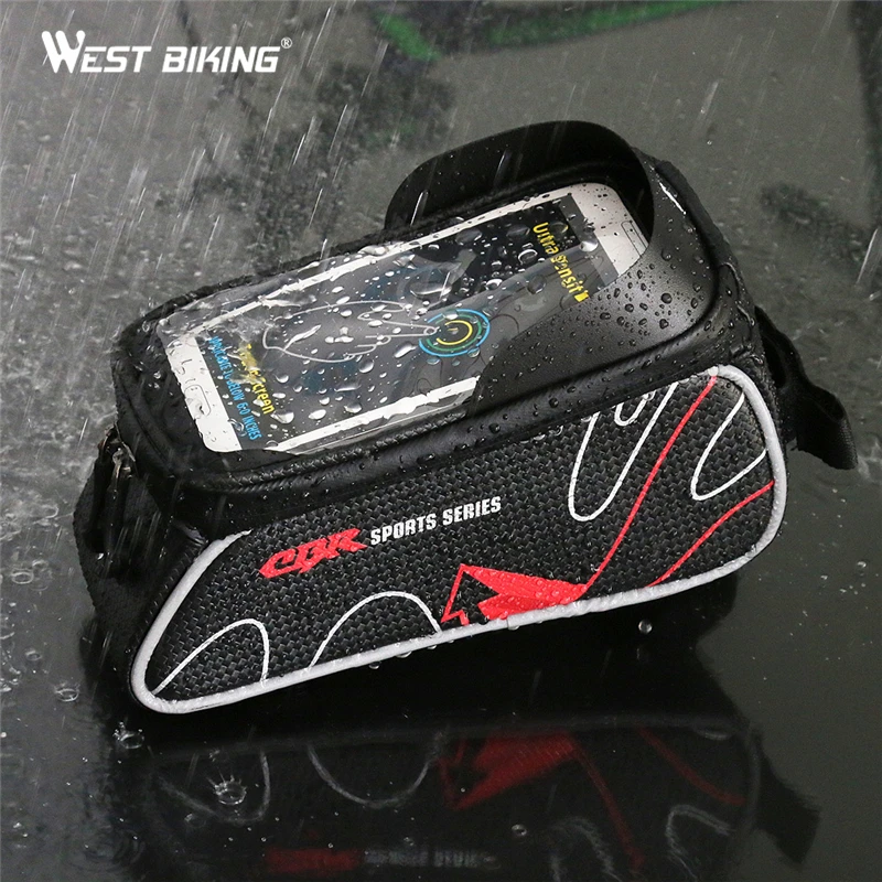 WEST BIKING 6 дюймов смарт телефон водонепроницаемый ТПУ чувствительный сенсорный