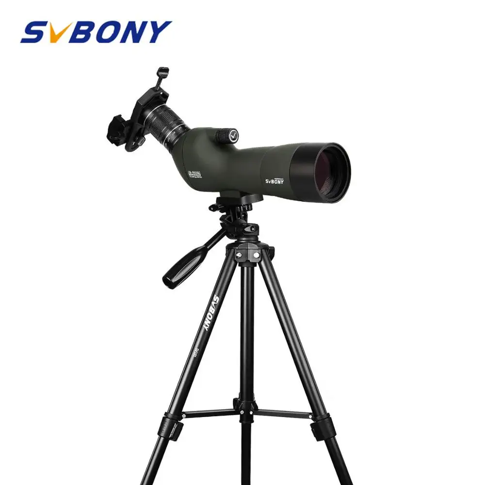 SVBONY SV29 Зрительная труба 23 мм окуляр 20 60x60 BAK4 9 шт/4 группы Водонепроницаемый зум
