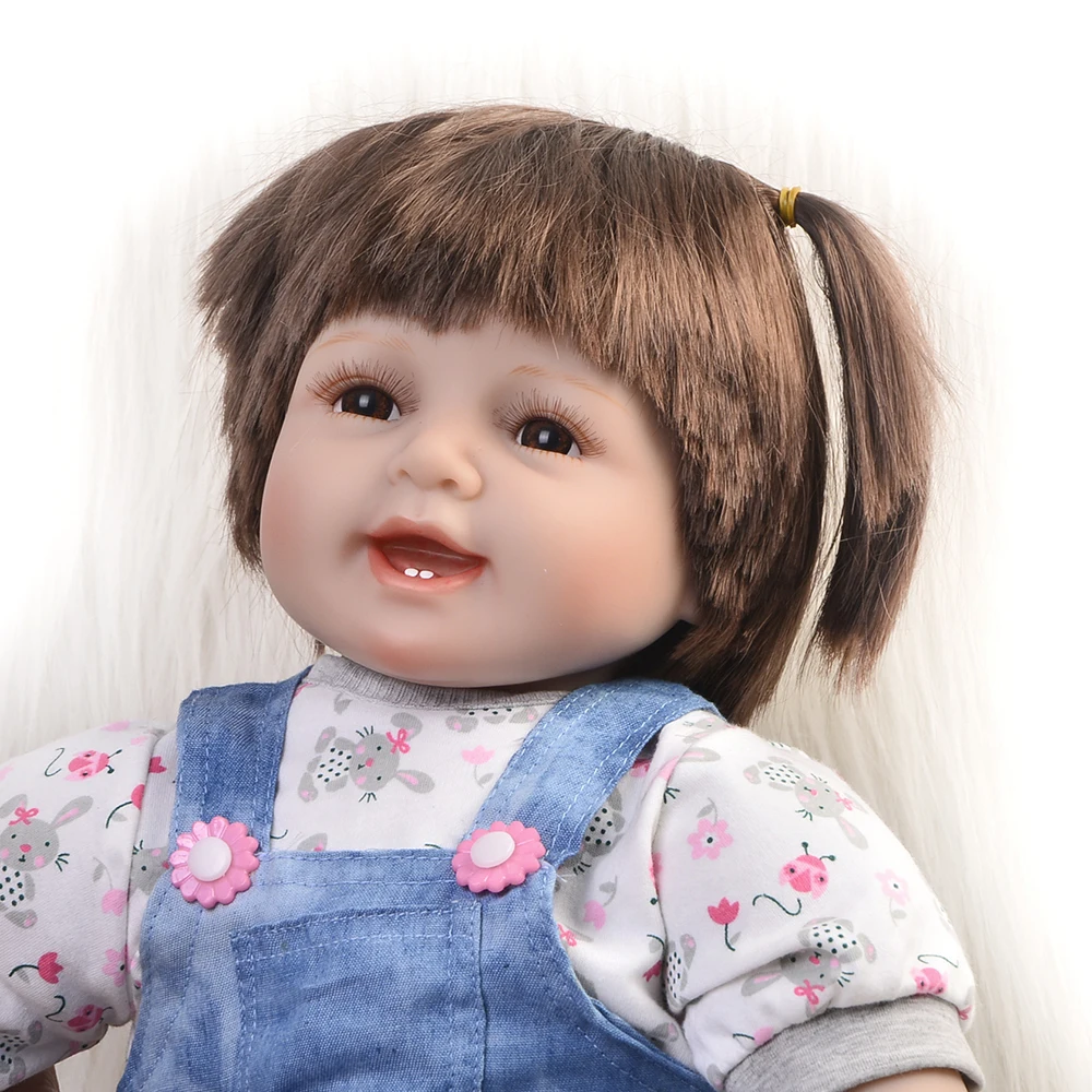 Новые реалистичные 22 дюйма 55 см Bebes Reborn силиконовые детские куклы ручная работа