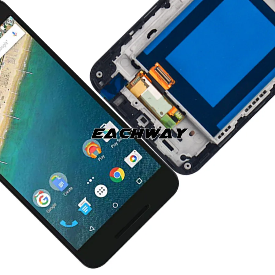 Для LG Google Nexus 5X h791 жидкокристаллический дисплей с сенсорным экраном цифровым