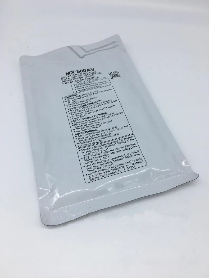 1PCS X Long Life Copier MX500AV Developer For Sharp MX-M283 M363 M453 M503 283N 363N 452N MX-500AV Developer Powder 310Gram/Bag