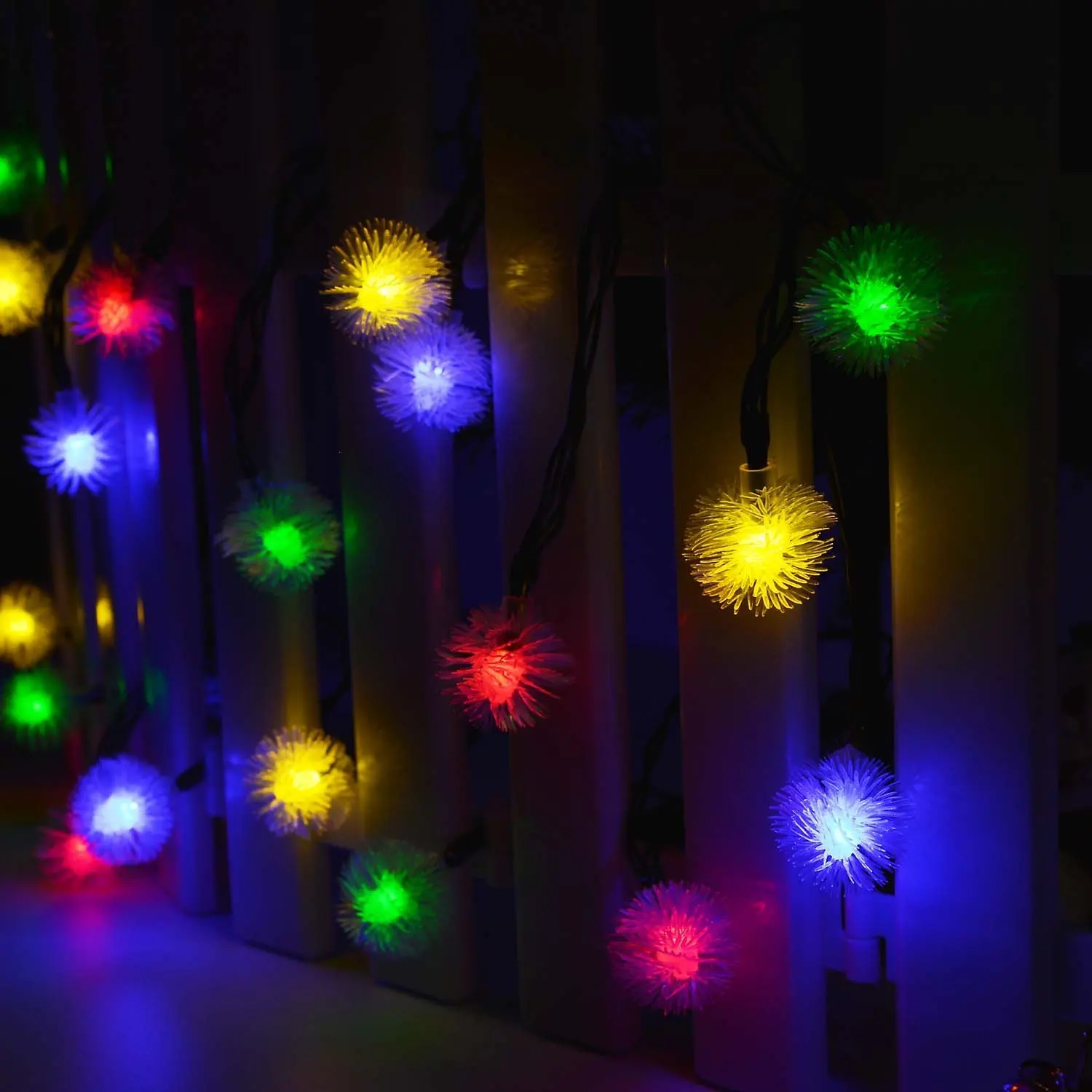 5 м 20led шар снежный дизайн солнечный светильник струнный s Рождество Свадьба