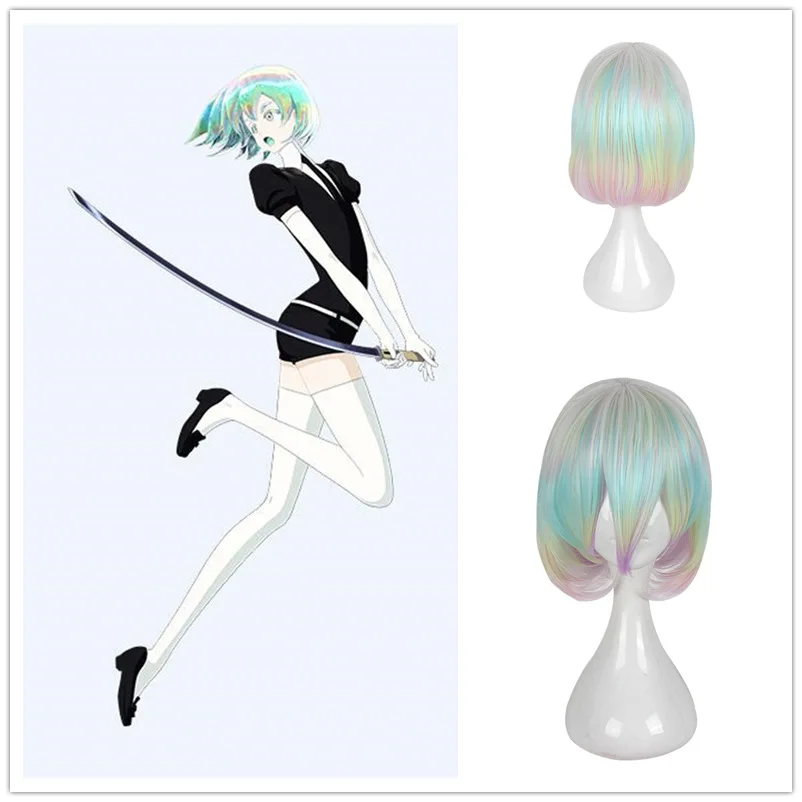 

Anime Houseki no Kuni Phosphophyllite Antarctic Diamond Bort Cosplay High Temperature Fiber Wig Costumes Accessories Wig