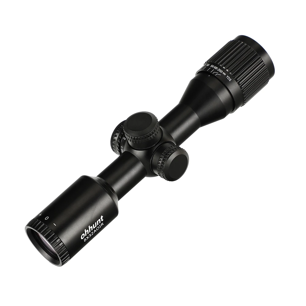 Ohhunt 8X32 AOIR компактные охотничьи Тактические оптические прицелы Mil Dot светящееся
