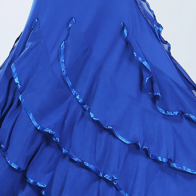 Женская длинная юбка для бальных танцев|ballroom dance dress|flamenco skirtdance ballroom dress |