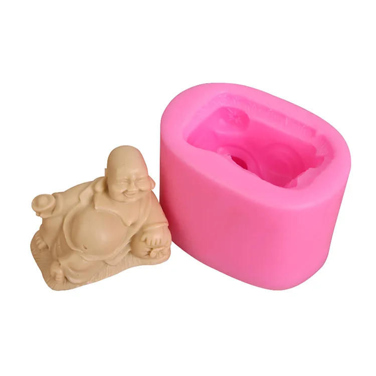 Buddha 3D Silicone Cake Fondant mold, Cake Decoration tools, soap, Candle Moulds D280