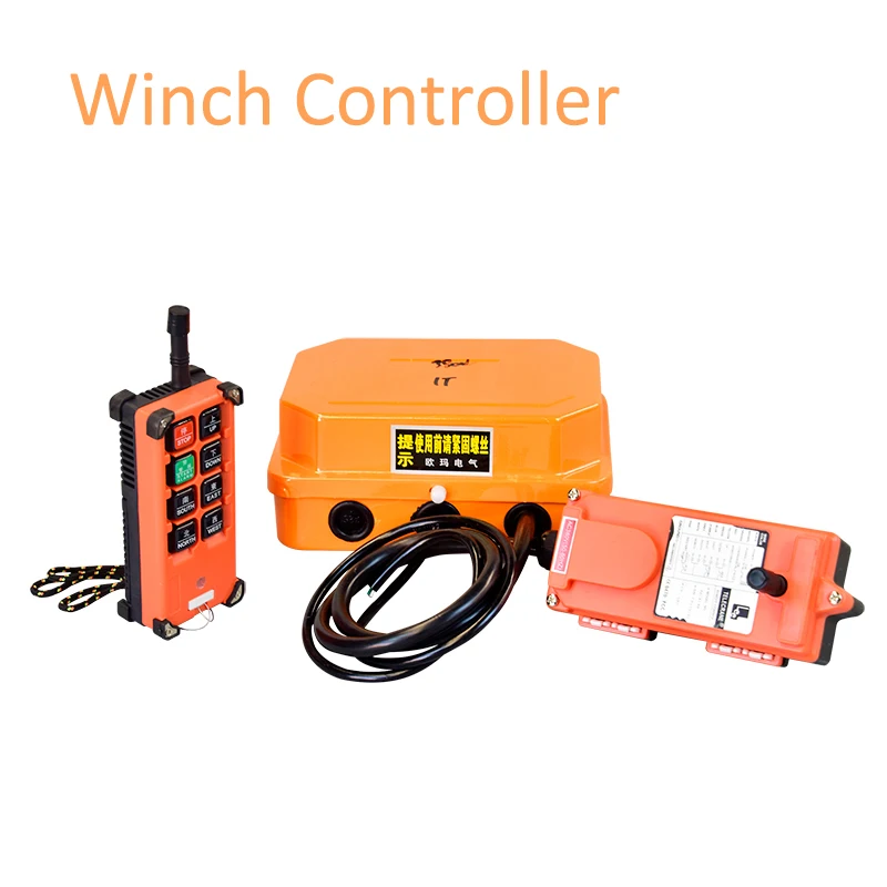 Mini Electric Wireless Remote Control Switch Small Crane Hoist Winch Controller 220V | Machine Centre
