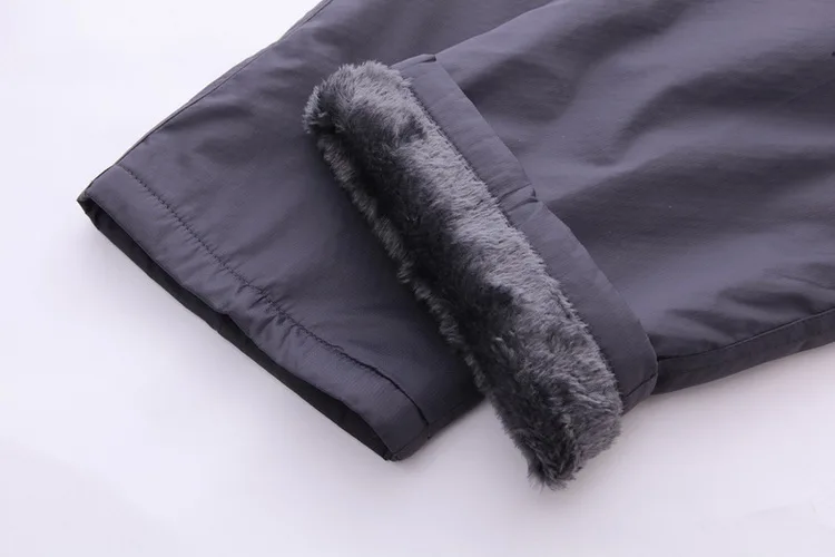 Grandwish, мужские зимние спортивные штаны, теплые флисовые плотные штаны, мужские свободные штаны с эластичной резинкой на талии, повседневные штаны с карманами, DA897