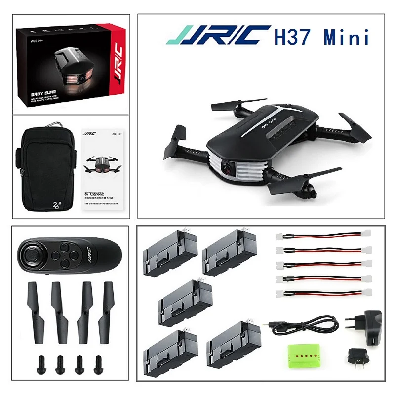 JJRC H37MINI H37 mini Baby ELFIE beauty Mode wifi FPV 2MP камера складной Дрон удержание высоты g сенсор RC