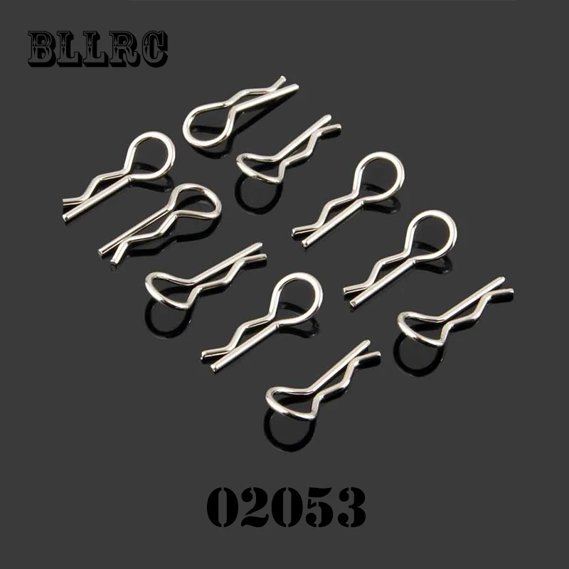 RC Car 10pcs Stainless Steel Body Clips Pins For Redcat Racing HPI Himoto HSP 02053 1/10 1/8 Shell Truck Buggy Toys | Игрушки и хобби