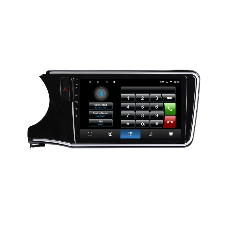 1" 4G ram 2.5D ips 8 CORE Android 9,1 автомобильный DVD мультимедийный плеер gps для HONDA CITY Fit- Автомагнитола