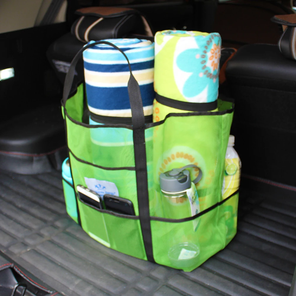 1 шт. Складные портативные сетчатые пляжные сумки Большие Детские игрушечные